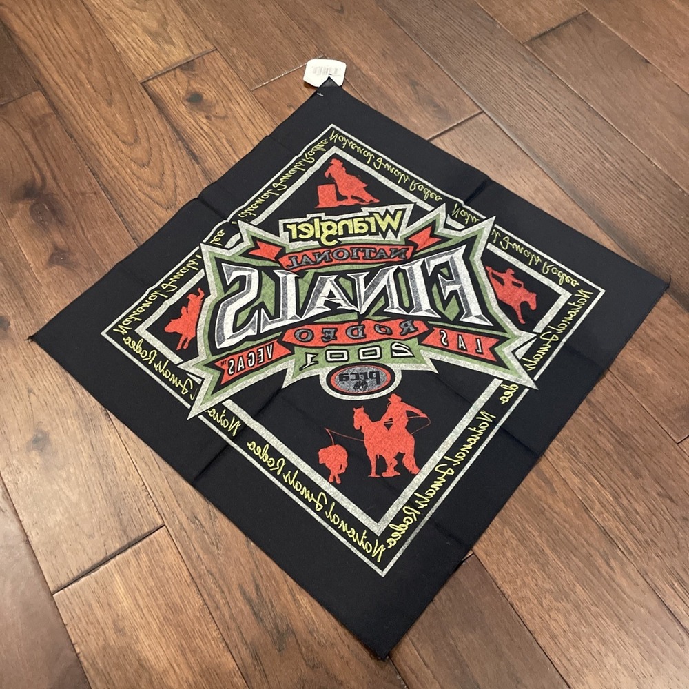 Wrangler National Finals Rodeo Las Vegas 2001 Bandana 43RD Event - Picture 6 of 6